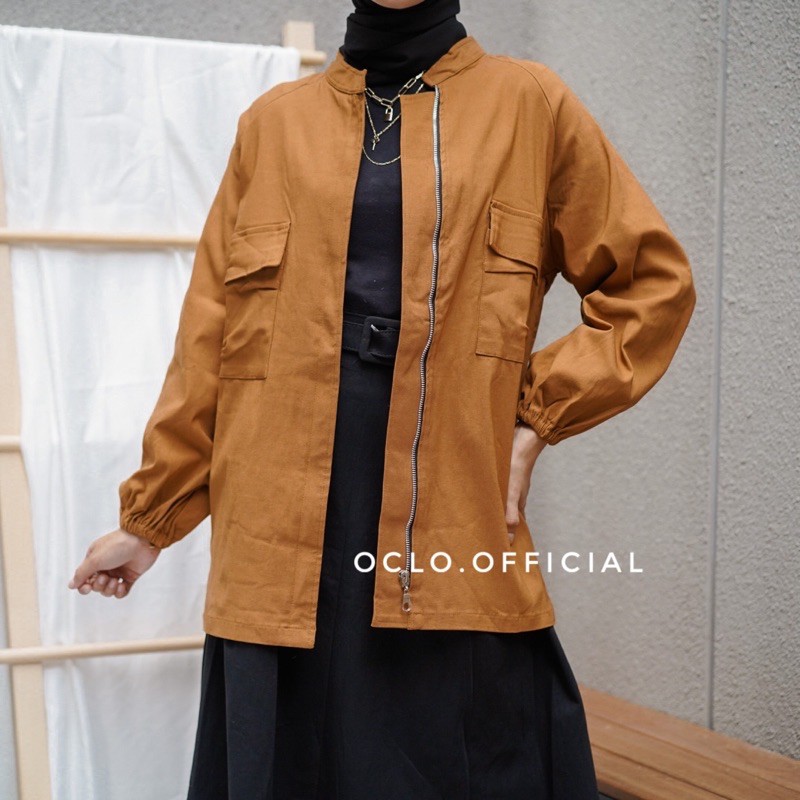 Vellie Jacket-Tan