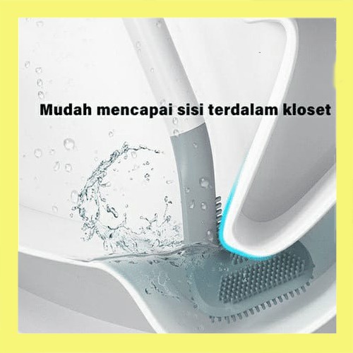 Brush Toilet Golf Silicone / Sikat WC Silikon / Sikat Closet / Sikat Toilet