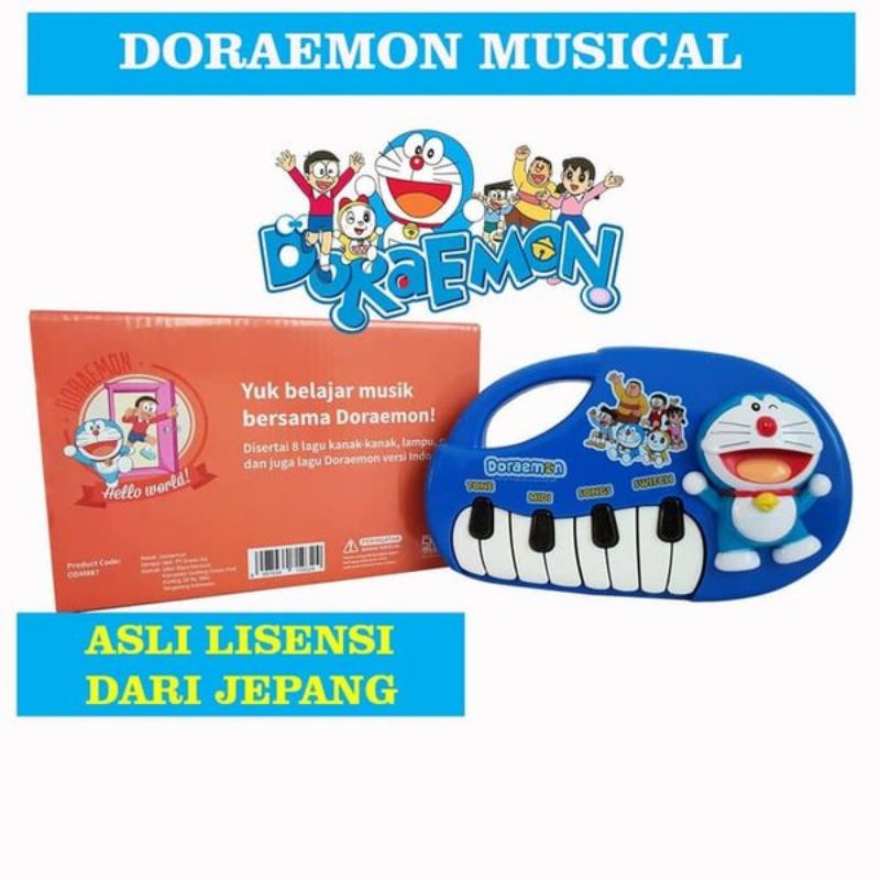 MAINAN PIANO KARAKTER DORAEMON ELECTRONIC ORGAN