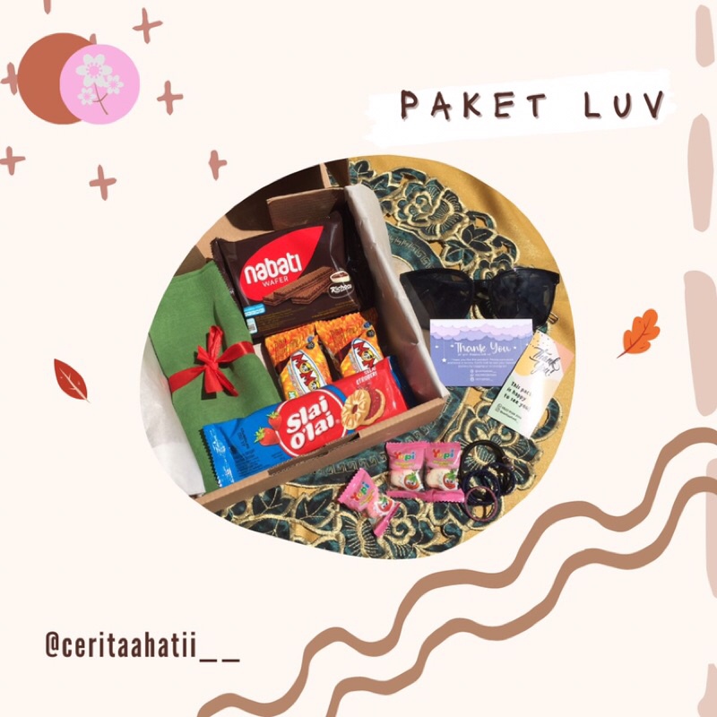 

Paket luv GiftboxHijab| HAMPERS HIJAB| HADIAH ULANG TAHUN| KADO WISUDA