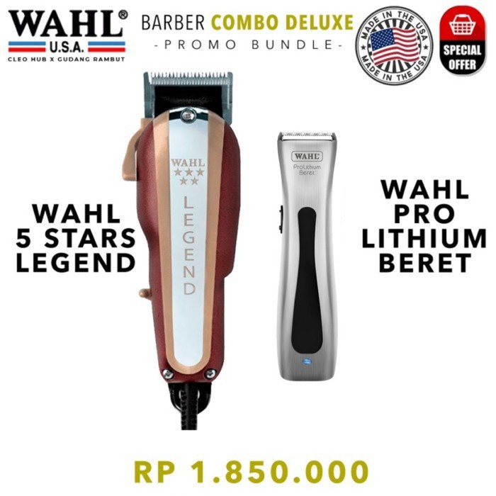WAHL Barber Combo DELUXE - Legend + Beret Original 100%