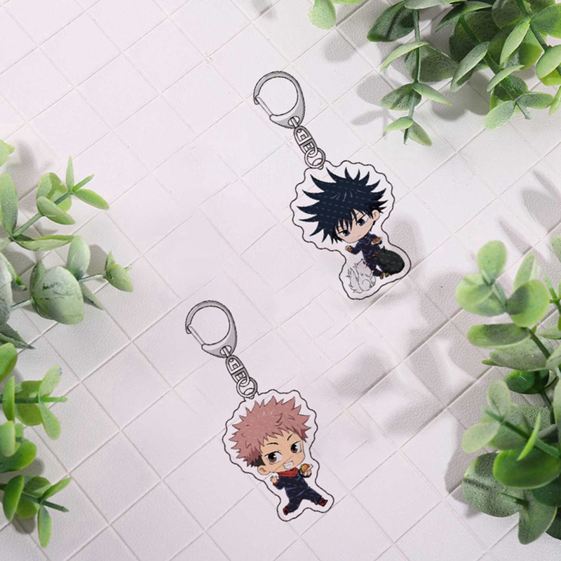 Jujutsu Kaisen Gantungan Kunci Akrilik Bentuk Fushiguro Megumi Charms