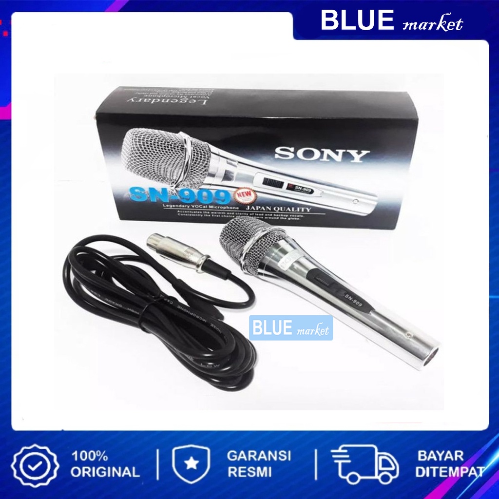 Microphone Sony SN 909 Mik atau Mikropon atau Mik Kabe