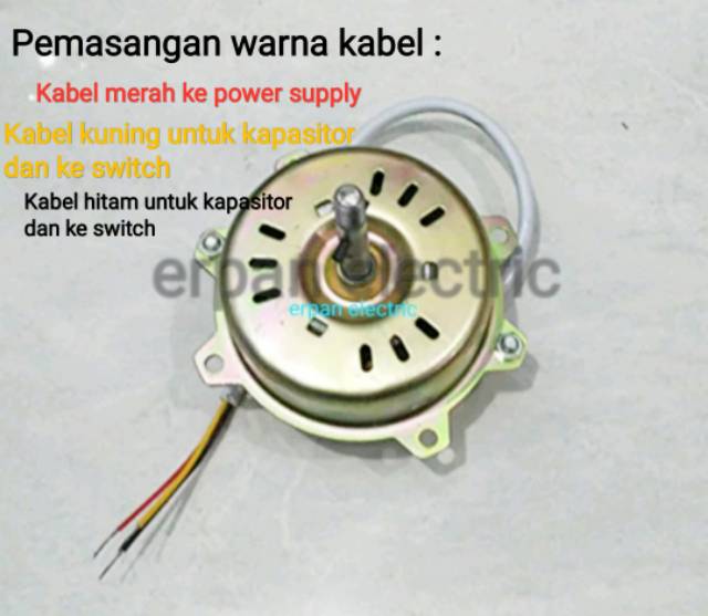 DINAMO EXHAUST FAN MASPION 3 KABEL