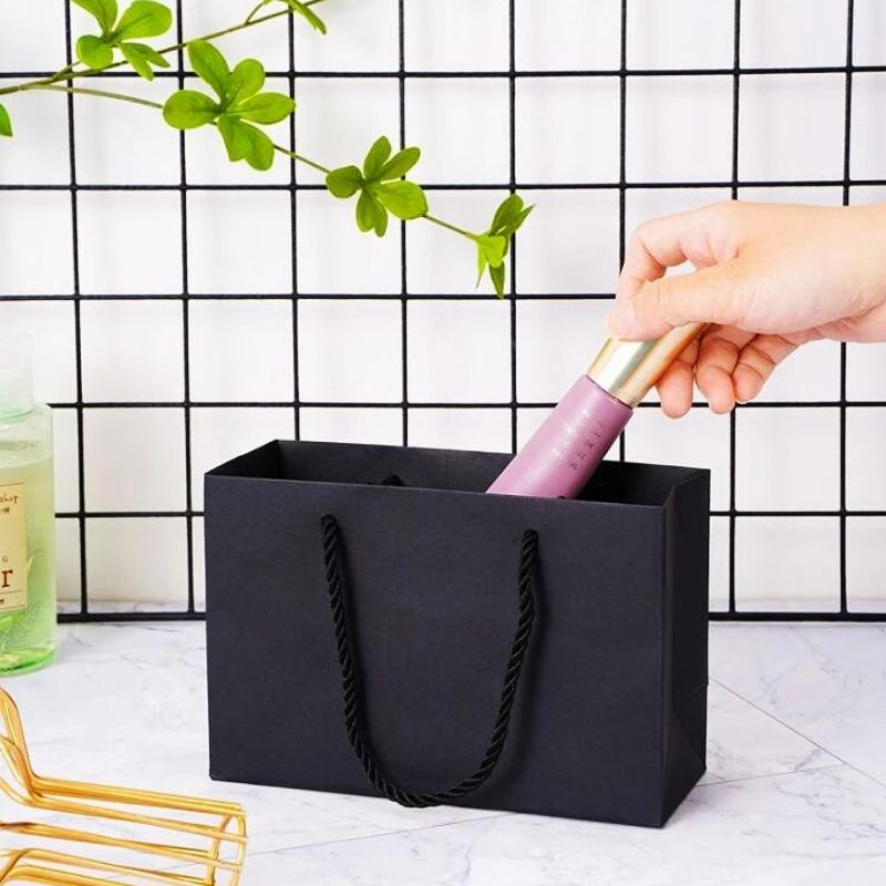 

Paperbag SUPER BLACK PREMIUM 16 x 8 x 12 cm.umkm.