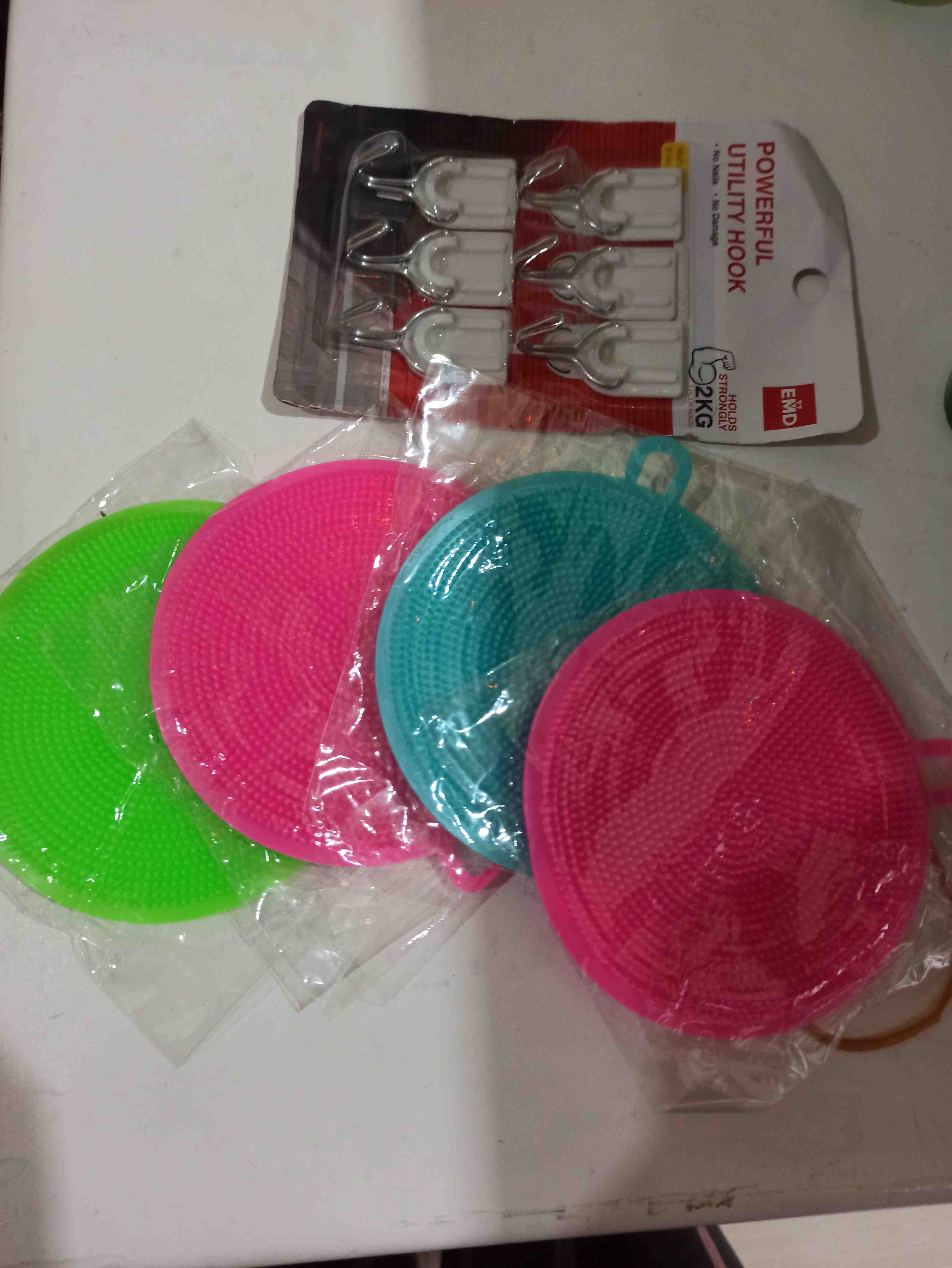 Spons Spon Cuci Piring Karet Silikon Serbaguna