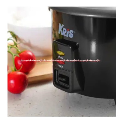 Kris Rice Cooker 1.5L Manual Pemasak Nasi Praktis Kecil Cocok Untuk Travelling Travel Berpergian Alat Masak 1.5 Litter Nasi Ricecooker Rice Kuker Krisbow Kris Chef