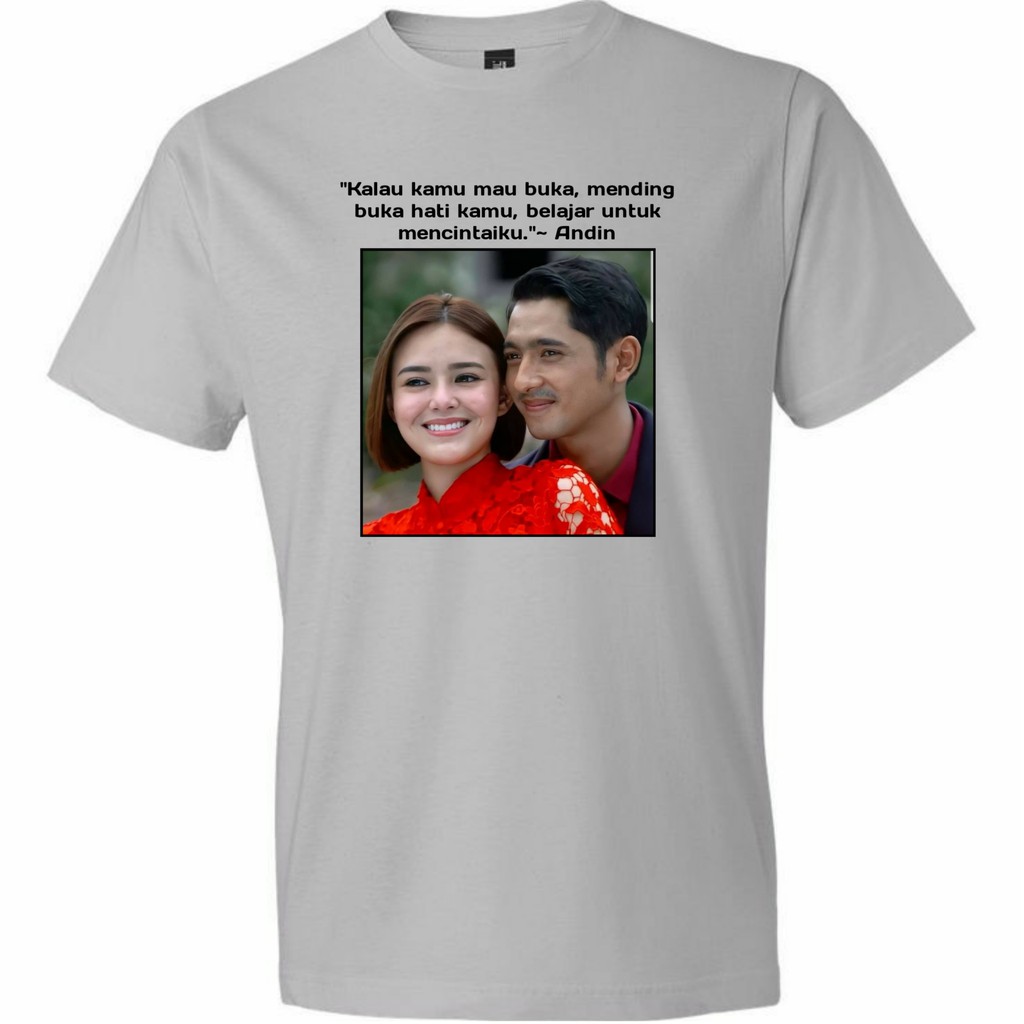 Kaos Ikatan Cinta Andin Aldebaran Lengan Pendek Wanita Murah Original Katun Combed
