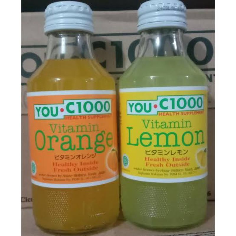 

YOU-C 1000 Mangga LEMON / minuman vitamin C / minuman kesehatan rasa lemon orange mangga/Vitamin C 1000 mg