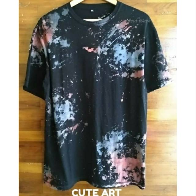 Kaos polos wash CUTE ART