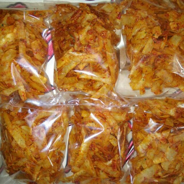 

Keripik singkong balado pedas
