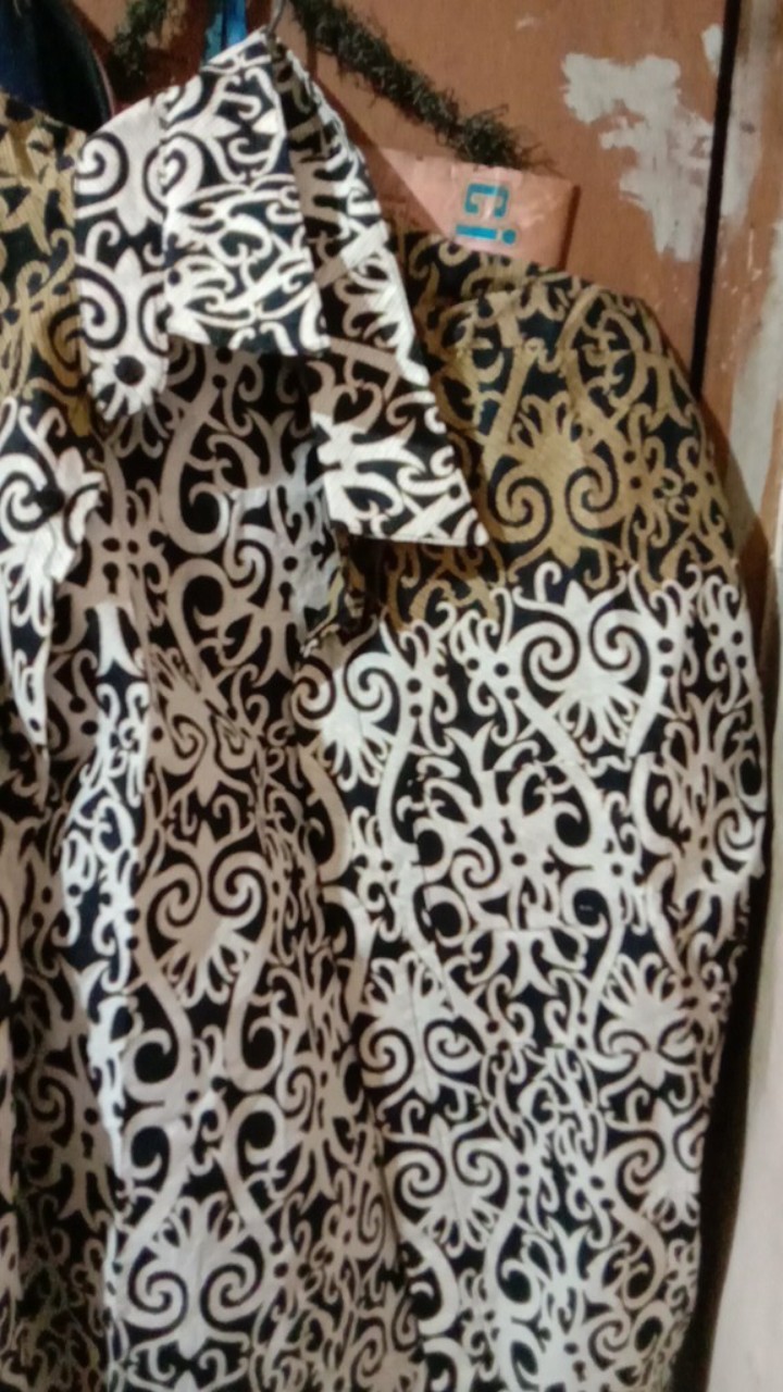 Bswart Batik Hrb026 Kenongo Hem Pendek Padi Pekalongan M L Xl Batik Pria Murah Modern Grosir