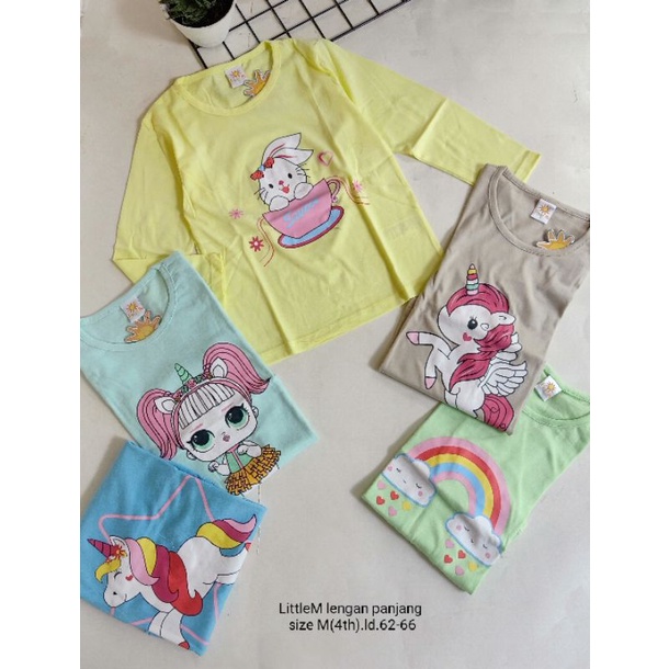 Kaos LittleM Lengan Panjang
