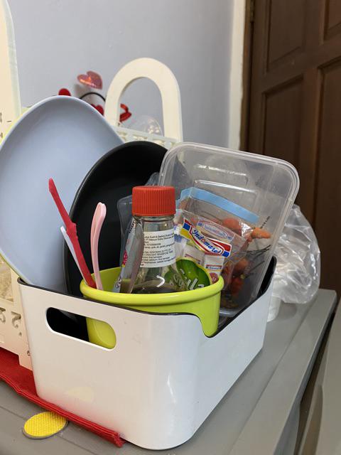 Pengocok Telur , Peralatan Dapur Warna Abu-abu 27cm , Peralatan Masak Fu471