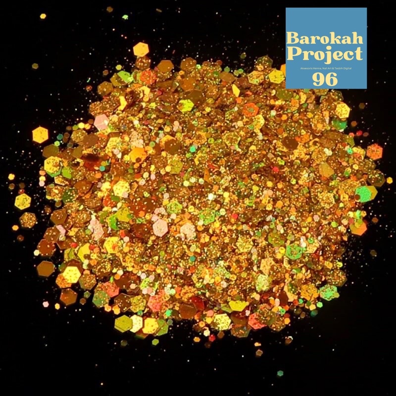 1 JAR GLITTER SEQUIN KASAR GLITTER KUKU
