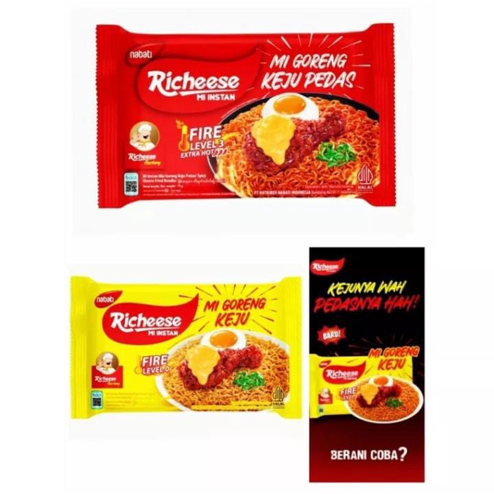 

Mie richeese mie goreng viral / richeese nabati / mie richeese level 0 / mie richeese level 3 / mie richeese kuah ramen keju