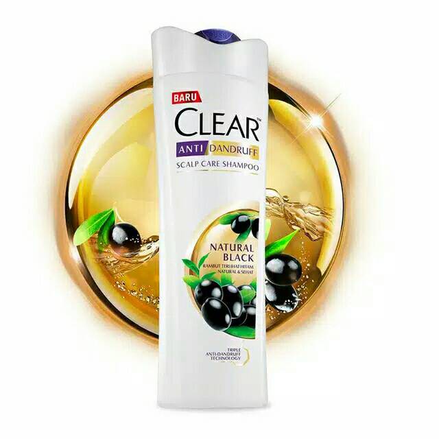 clear anti dandruff natural black