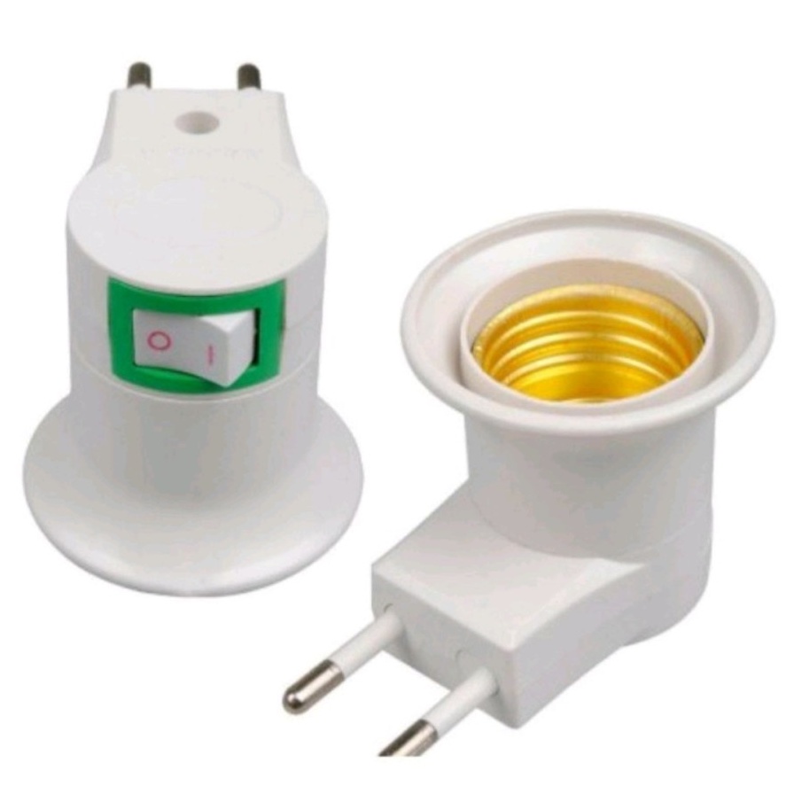 Fitting Colok / Fitting Colok + Saklar / Lamp Holder/ Fitting Lampu E27