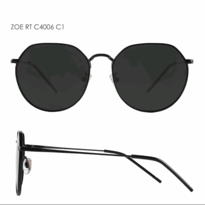 hydarfbee - Rieti Zoe C1 sunglasses all black original Rieti 100%