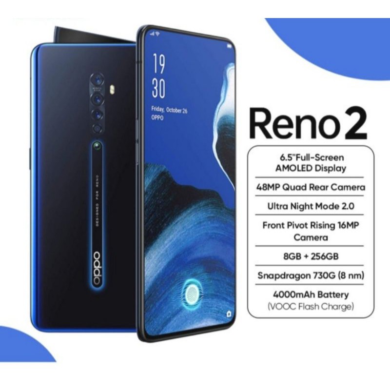 OPPO RENO 2 8/256 GB - Garansi Resmi Oppo (8+256)