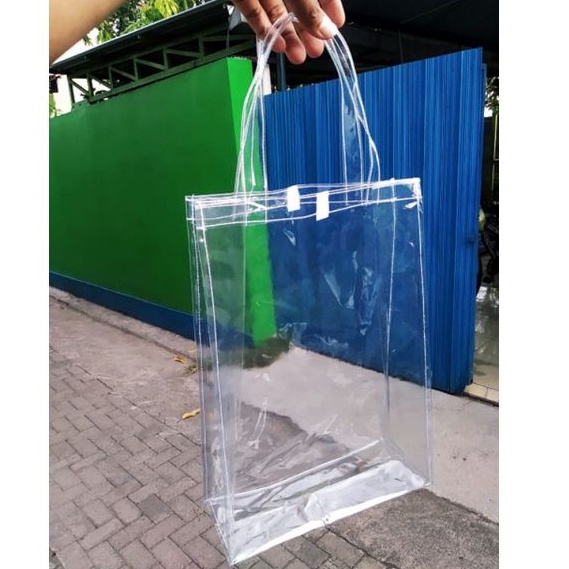 

Tas Kemasan Meninggi Mika Full Transparan p.20 × l.10× t.30