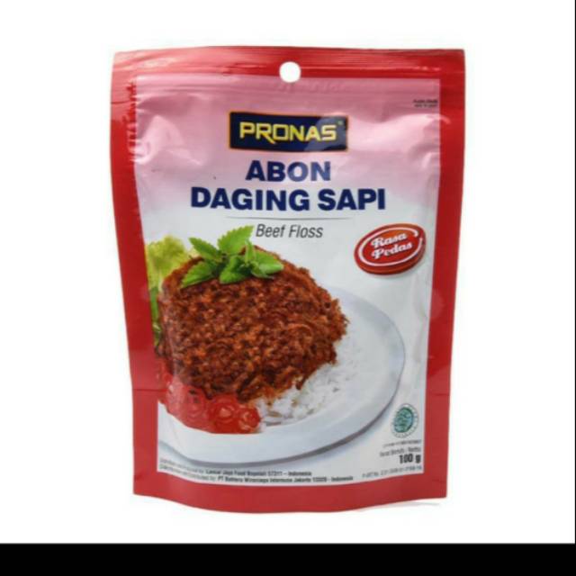 

PRONAS ABON SAPI RASA PEDAS 100 GRAM