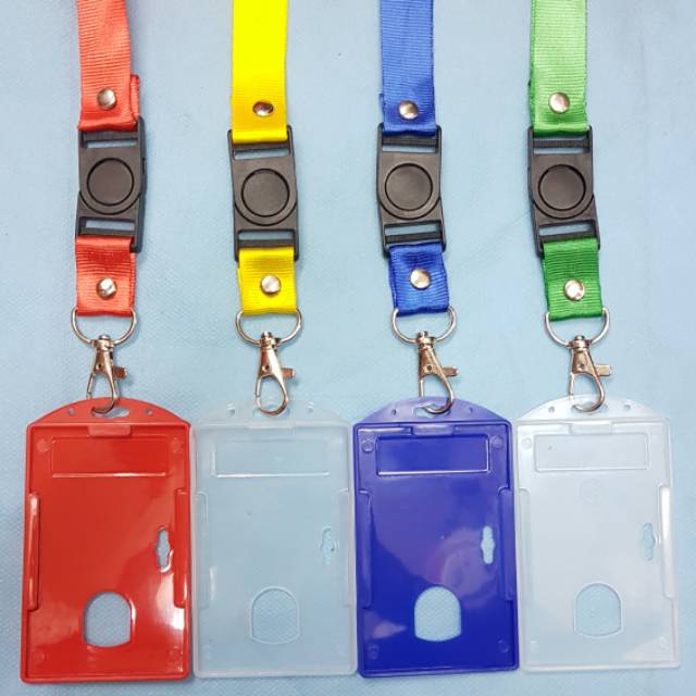 

Set Lanyard Nilon 2cm + Tempat Id Card Polos