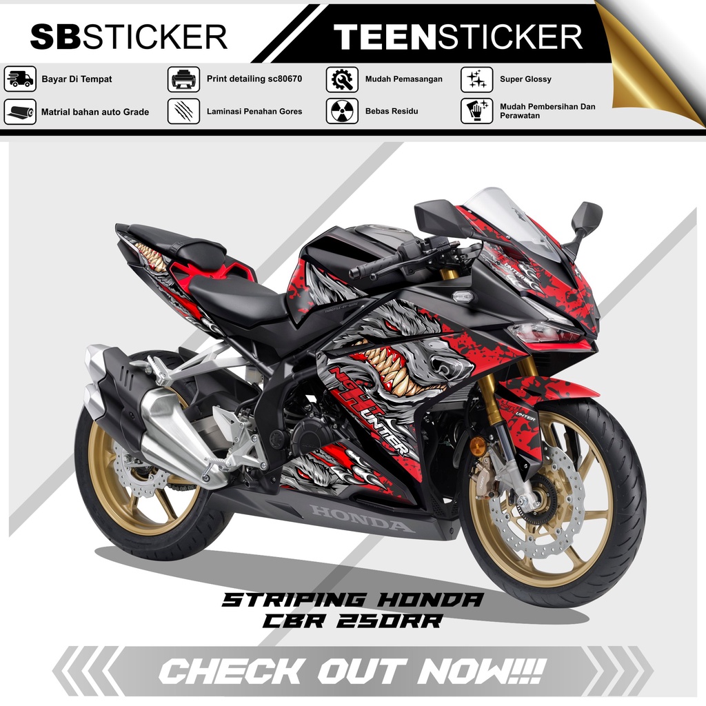 STRIPING CBR 250RR - STRIPING HOLOGRAM HONDA CBR 250RR 2020 RACING
