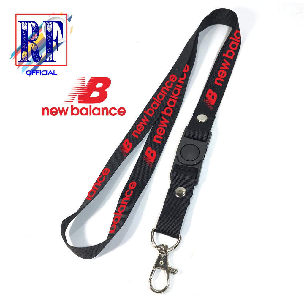 

Gantungan kunci NB NEW BALANCE MERAH APPAREL tali lanyard DISTRO gantungan leher id card name tag