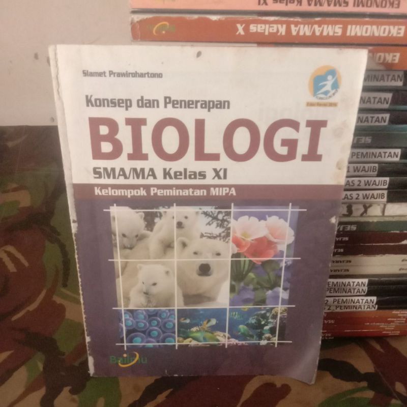 buku konsep dan penerapan biologi sma/ma kelas 11 kelompok peminatan mipa
