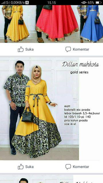 Soegiharto  Couple Batik Fashion Wanita Fashion Pria Couple Dilan Mahkota