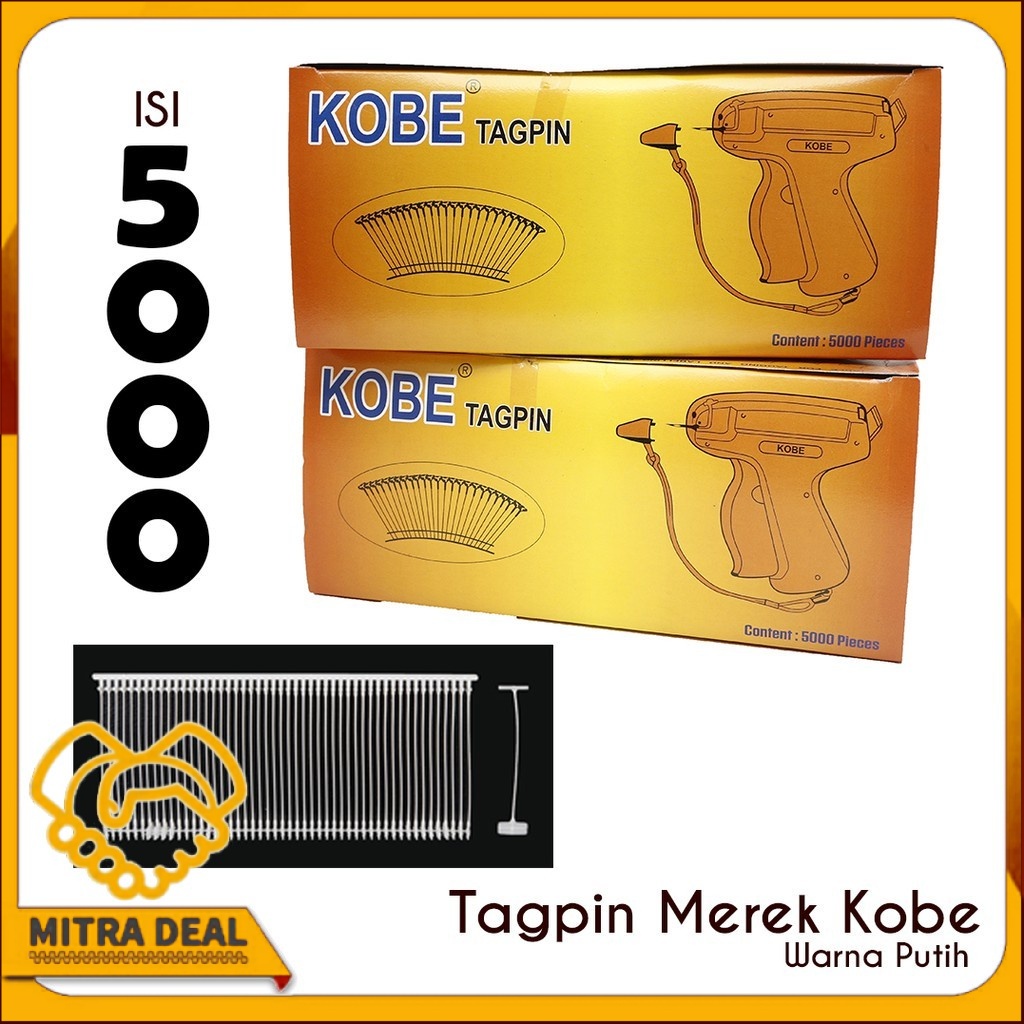 

[COD] TAG PIN MERK KOBE TAGPIN ARROW TOP PIN ISI 5000 PCS