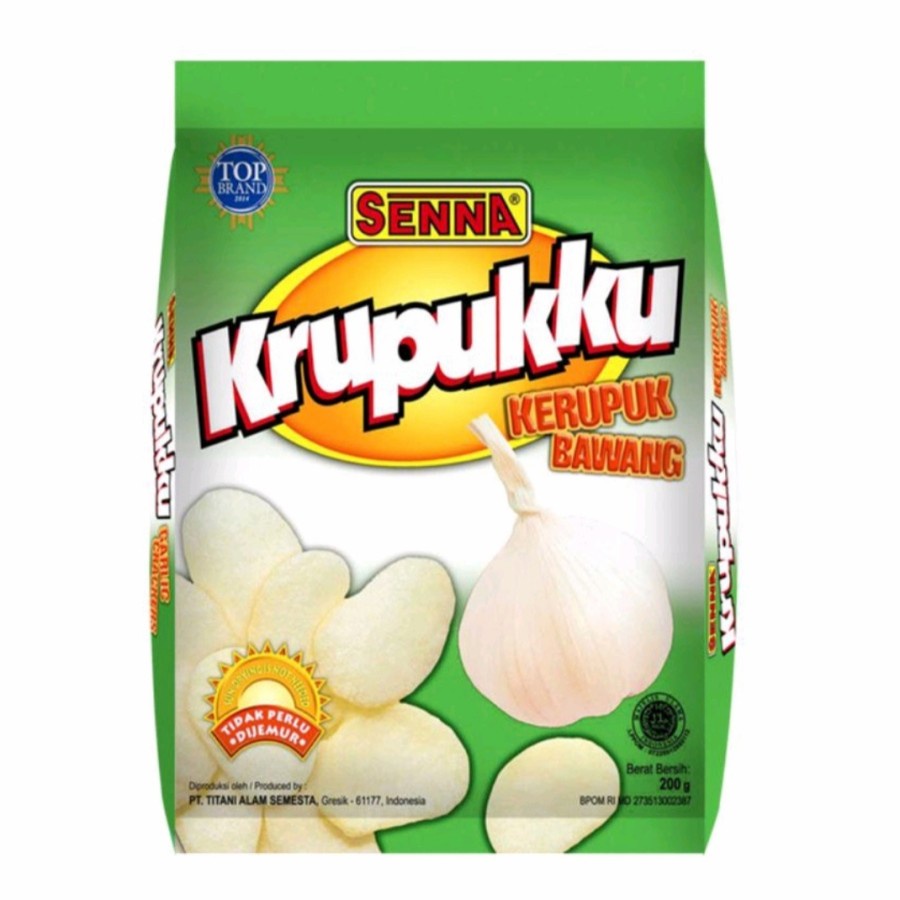 

SENNA Krupukku Kerupuk Bawang 200gram