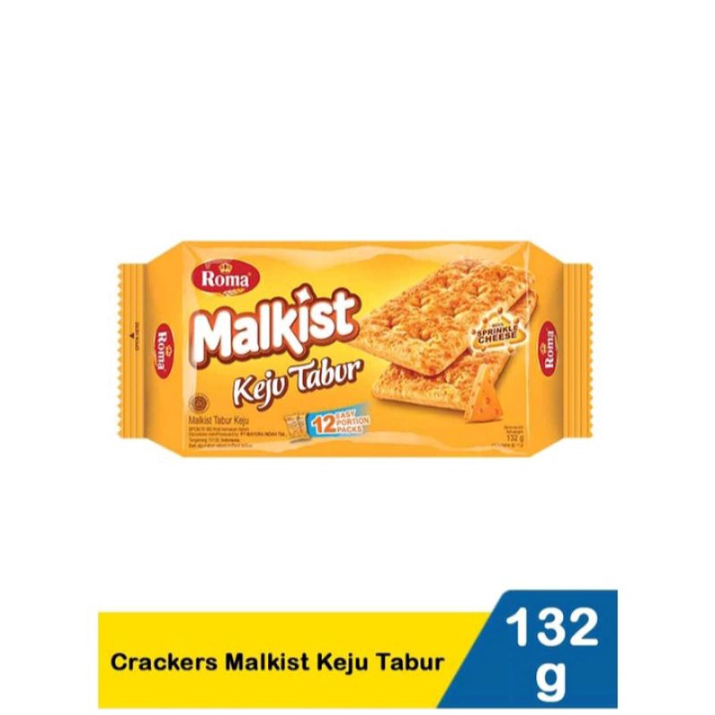 

Roma Biscuit Malkist Keju Tabur 132 gr