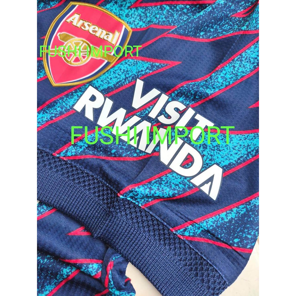 HQ PLAYER ISSUE HEAT RDY - JERSEY BOLA ARSENALL 3RD THIRD 2021-2022 HQ HEAT-RDY IMPORT