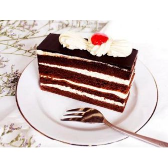 

Kue Black Forest Slice - Apple Donut & Bakery - Free Kartu Ucapan