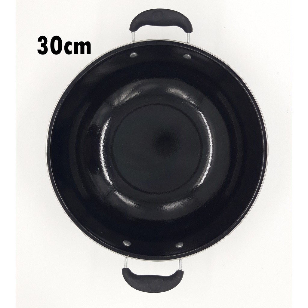 Wajan Kuping 30cm, 32cm, 34cm, 36cm, dan 38cm Enamel Kuali
