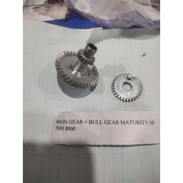 main gear saja untuk ryobi maturity 6000 8000 set bull gear original harga per 1 set