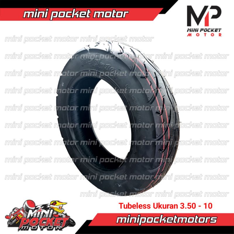 Ban Tubeless Ukuran 3.50-10 Ban Monkey - Gorilla Ring 10 Tubeless 3.50-10 Ban Monkey - Ban Gorilla T