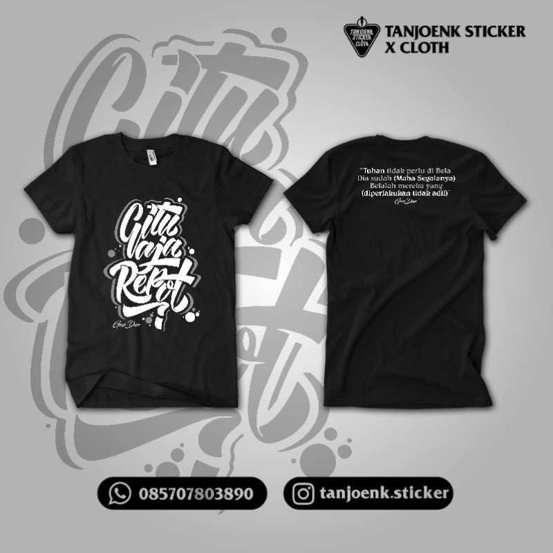 T-shirt gusdur quotes