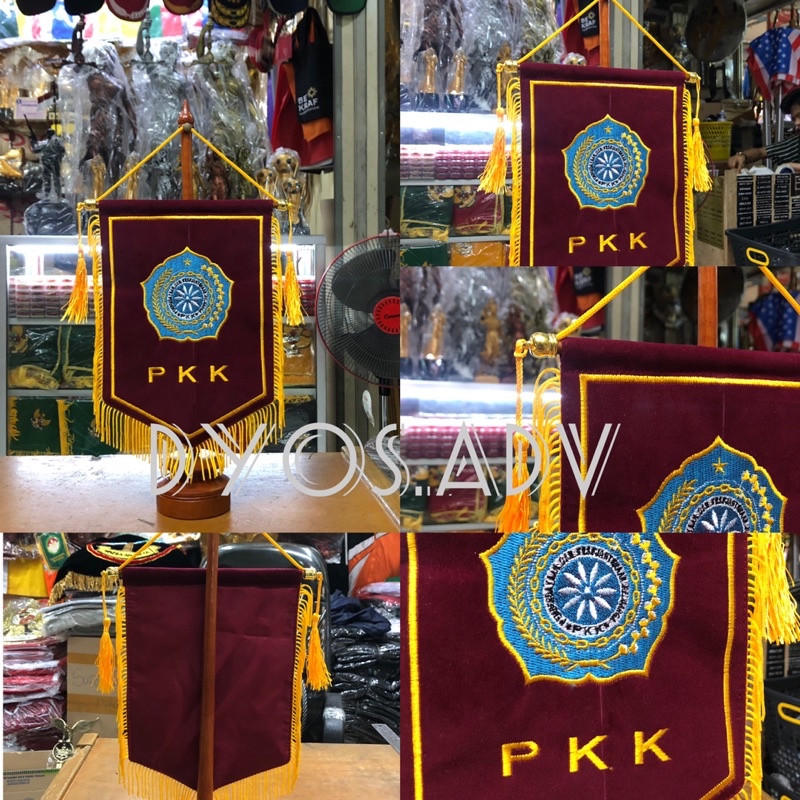 Bendera vandel Meja PKK (satu set)