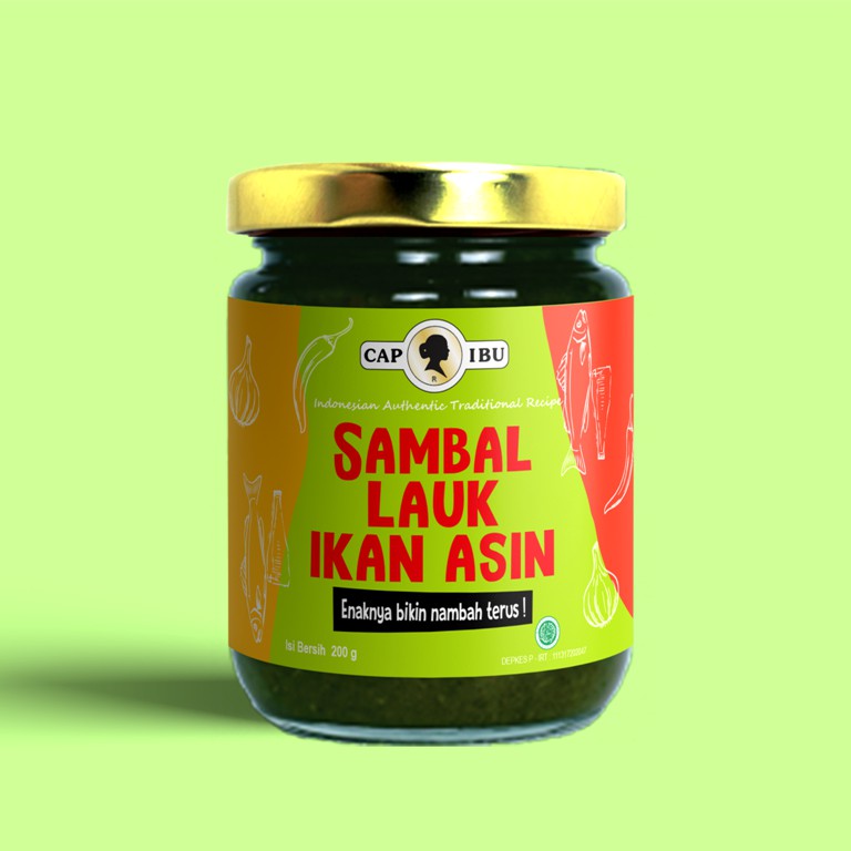 

Sambal Lauk Ikan Asin Cap Ibu 200G