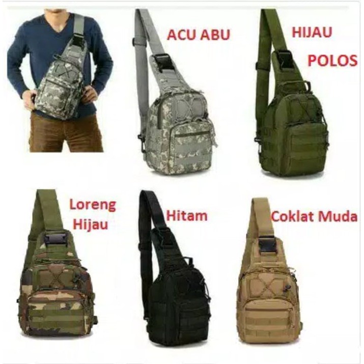 TAS SLEMPANG PRIA/ TAS DADA ARMY