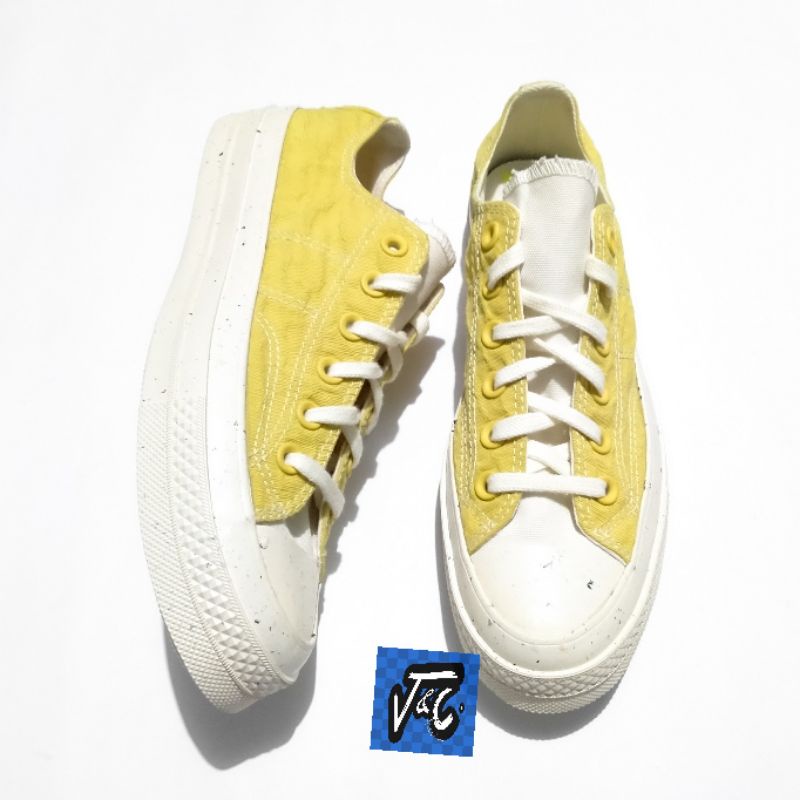 Converse Chuck 70 70s  Hybrid Texture Mix Recycled Renew Ox Gold