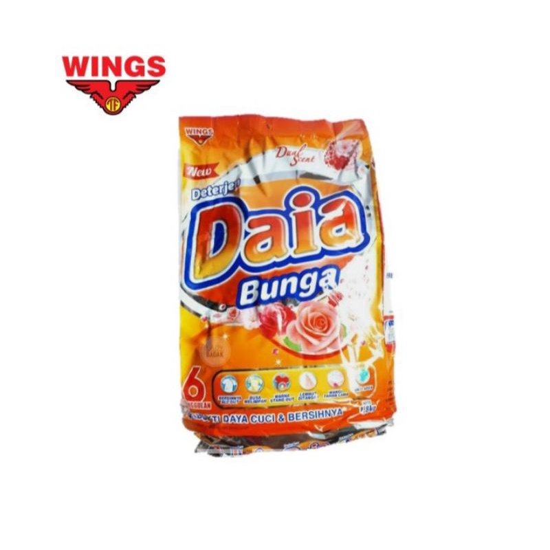 Daia detergen bubuk bunga bag 1,8kg