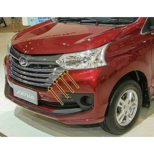 AKSESORIS MOBIL Grand New Avanza Xenia 2015 List Grill Radiator Cover
