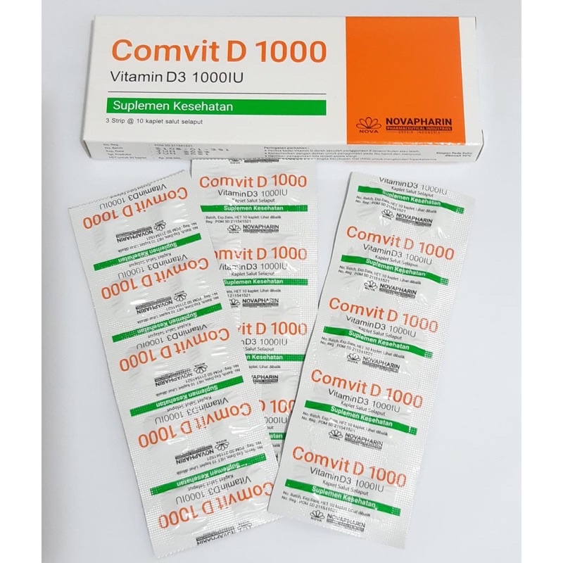 COMVIT D 1000 Vitamin D 1000 IU NOVAPHARIN
