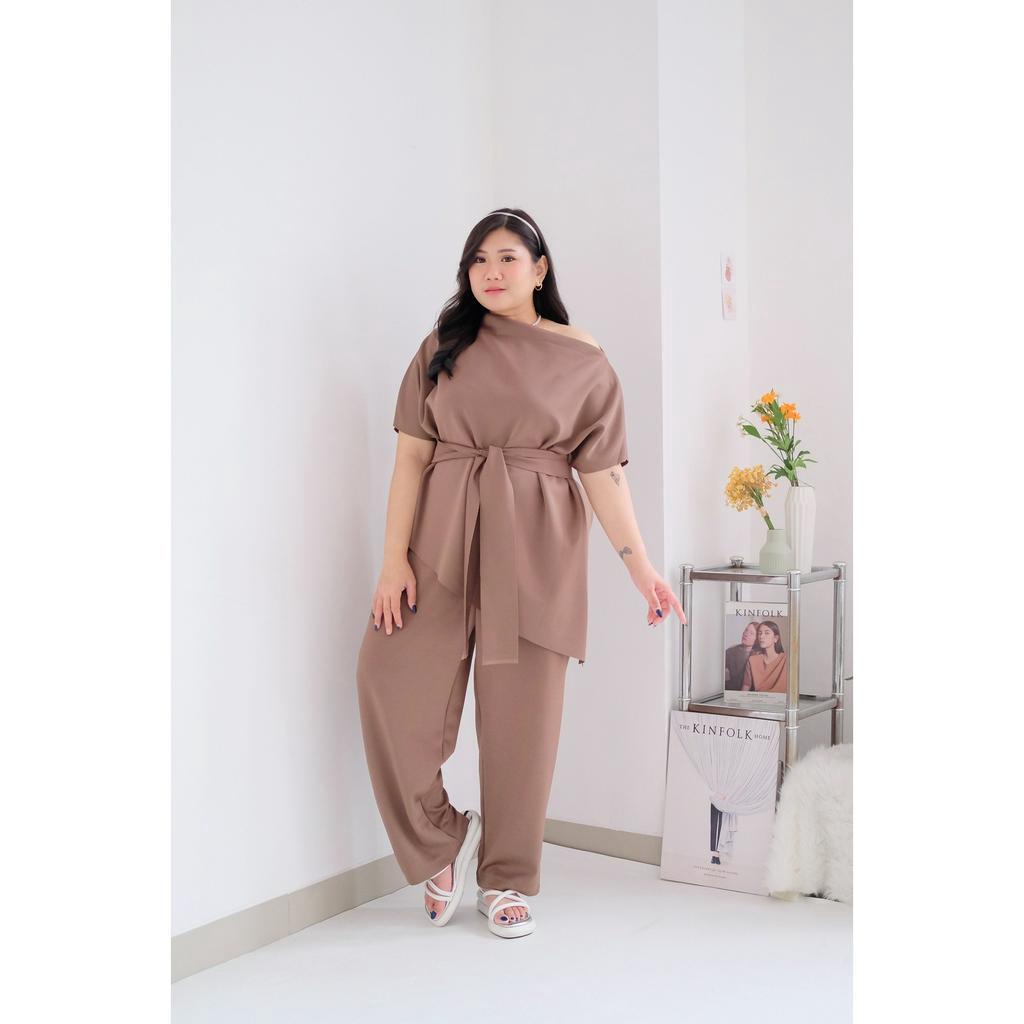 BIGWELL ZEYA BLOUSE - ATASAN WANITA JUMBO - BAJU BIGSIZE WANITA