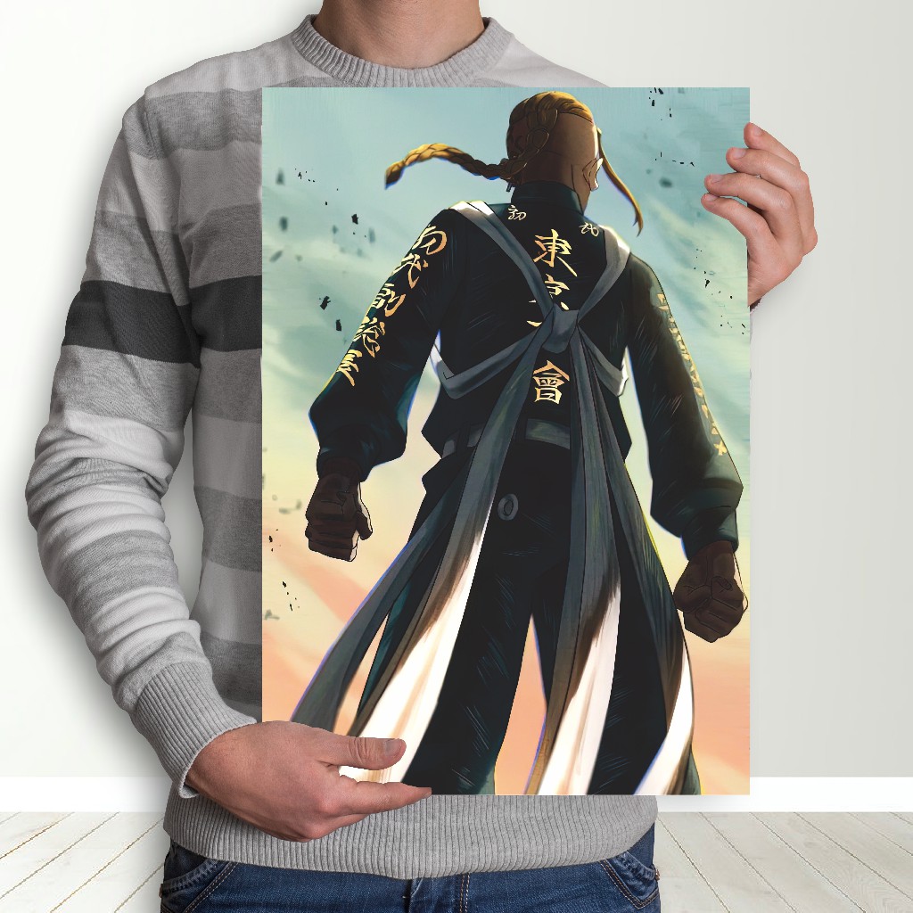 Poster Tokyo Revengers Anime - Size A3+ Takemichi Mikey Draken Baji Kazutora-6