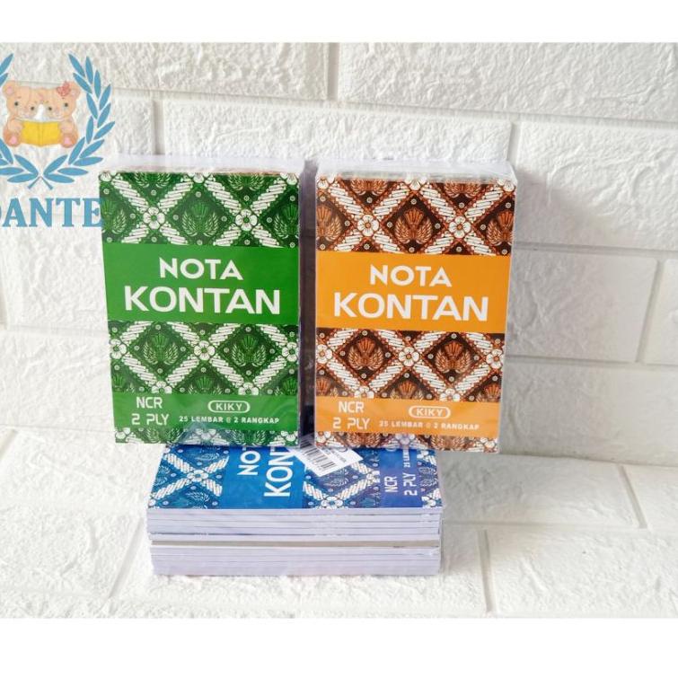 

⍇ Nota Kontan Kecil 2 ply KIKY 1 pack isi 10 ㆂ